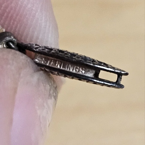 Vintage Sterling silver champagne glass pearls - Picture 4 of 7